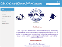 Tablet Screenshot of circlecitydanceproductions.com